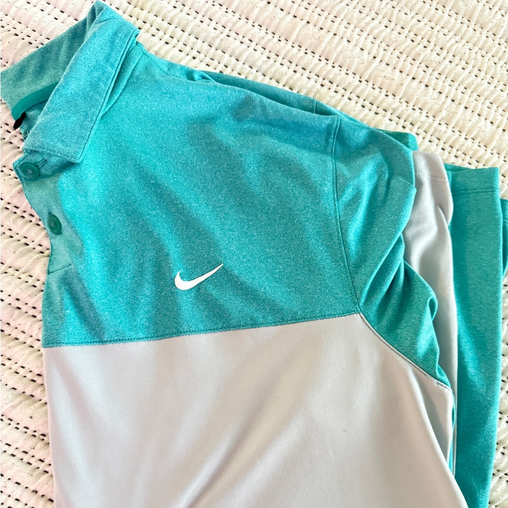 Nike Golf Teal Polo Shirt